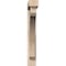 Ekena Millwork Legacy Block Smooth Bracket w/ Offset Brace, Douglas Fir, 5 1/2"W x 36"D x 40"H BKT0604X36X40LEC05SDF - alternate 3